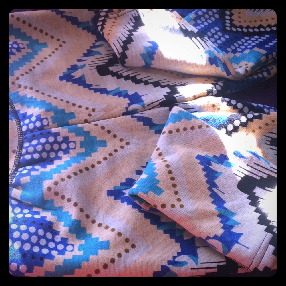 Aztec/Tribal Print winter leggings